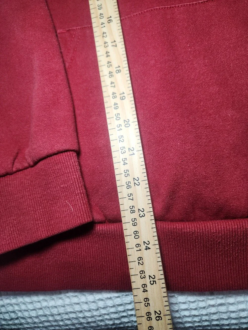 True Religion Red Hoodie with Black Graphic Size M